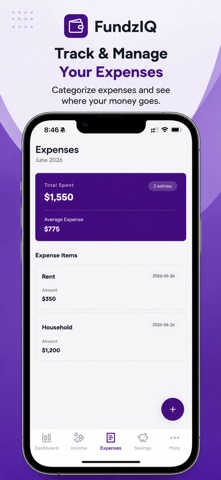 FundzIQ: Money Planner Screenshot 3 of 4