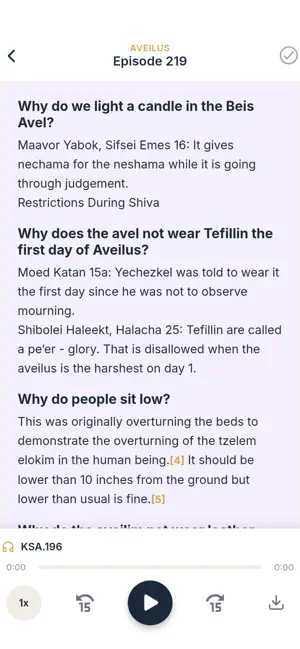 Halacha Yomi screenshot 2