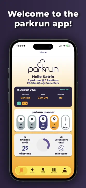 parkrun Official : capture d’écran 1 sur 8