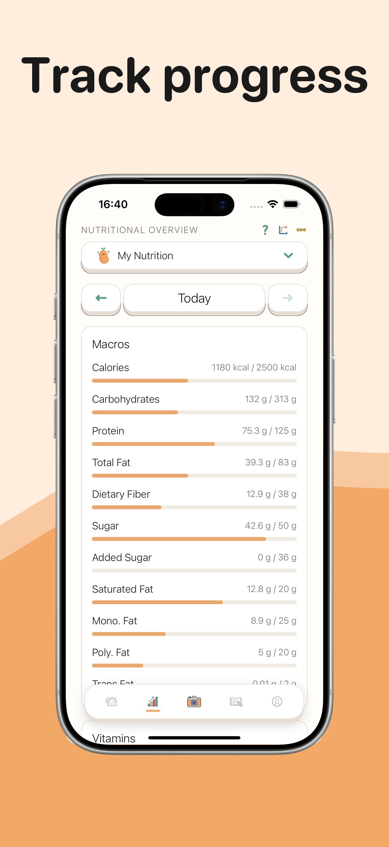 BeanThere: Nutrition Tracker screenshot 3