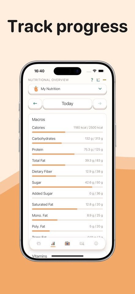 BeanThere: Nutrition Tracker screenshot 3