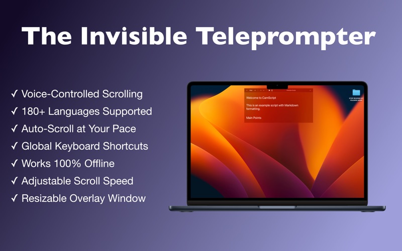 Teleprompter - CamScript screenshot