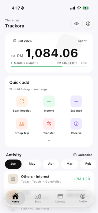 Expense Tracker: Trackora Screenshot 2 of 6