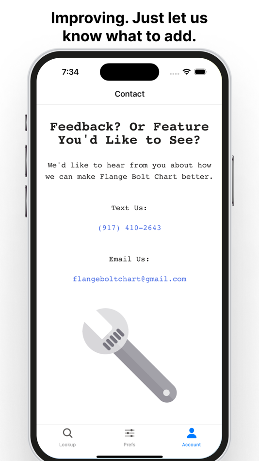 #10. Flange Bolt Size & Torque (iOS) 由: Open Source Consulting LLC