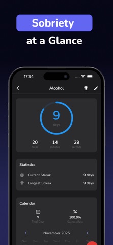 SobrMate: Days Clean Tracker Screenshot 2 of 6
