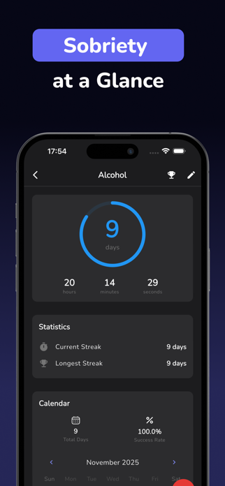 SobrMate: Days Clean Tracker Screenshot 2 of 6