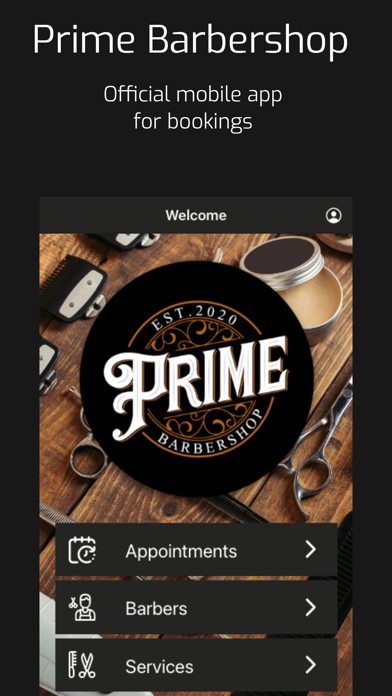 Prime Barbershop Screenshot