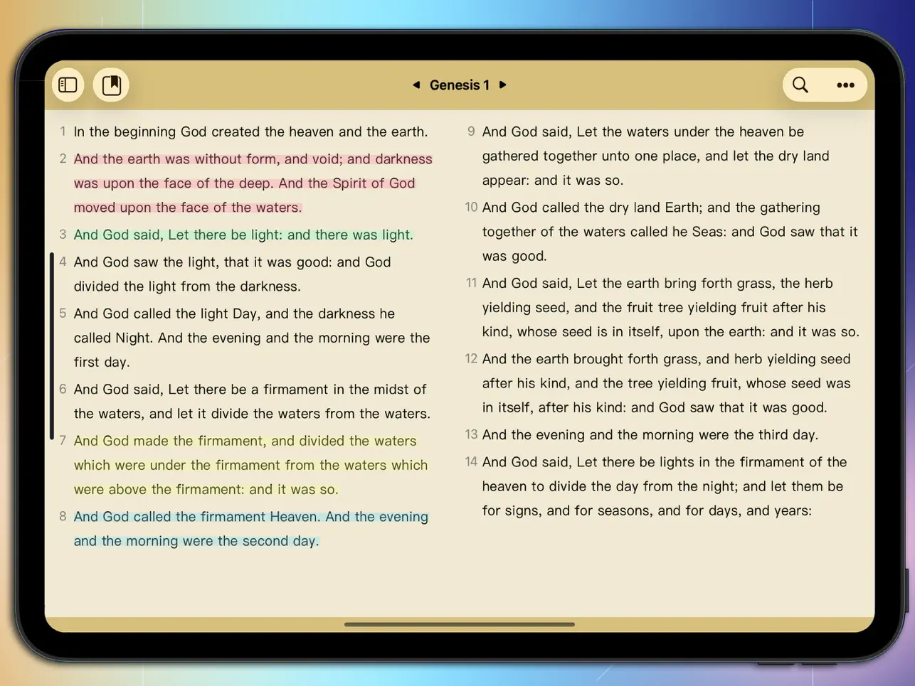 Screenshot #5 pour Simple Bible - HD Version