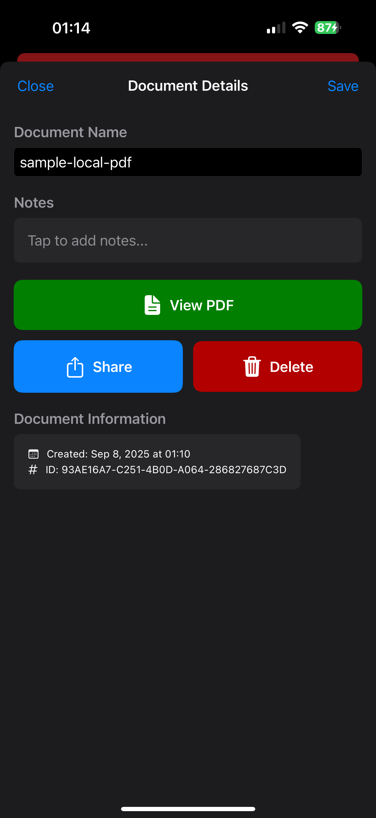 Secure Document Vault