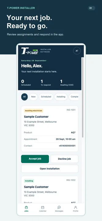 T-POWER Installer screenshot 1