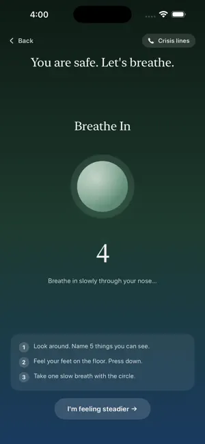 CalmMate - Panic Relief screenshot 3
