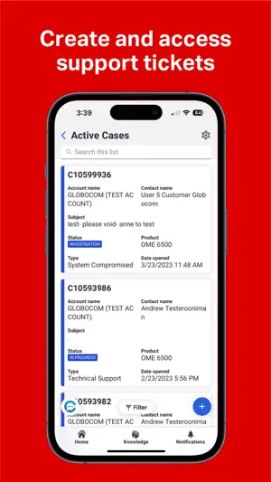 myCiena screenshot 1