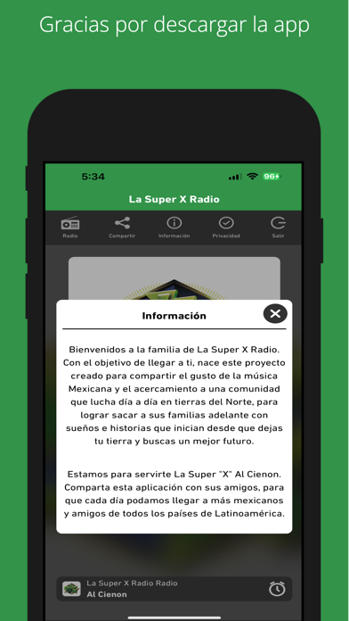 La Super X Radio Screenshot
