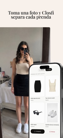 Closfi: Tu Clóset Virtual IA iPhone screenshot 4