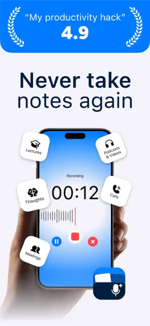 AI Note Taker: Transcribe Memo screenshot 1