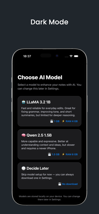 NotesPeak: offline AI notes Screenshot 5 of 5