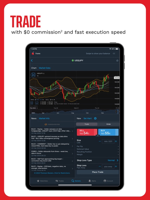 tastyfx: Forex Trading Broker iPad screenshot 4 - Finance app