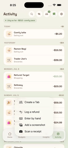 Comfy Budgets: Expense Tracker Screenshot 4 of 7