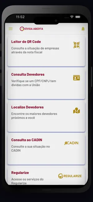 Dívida Aberta screenshot 1