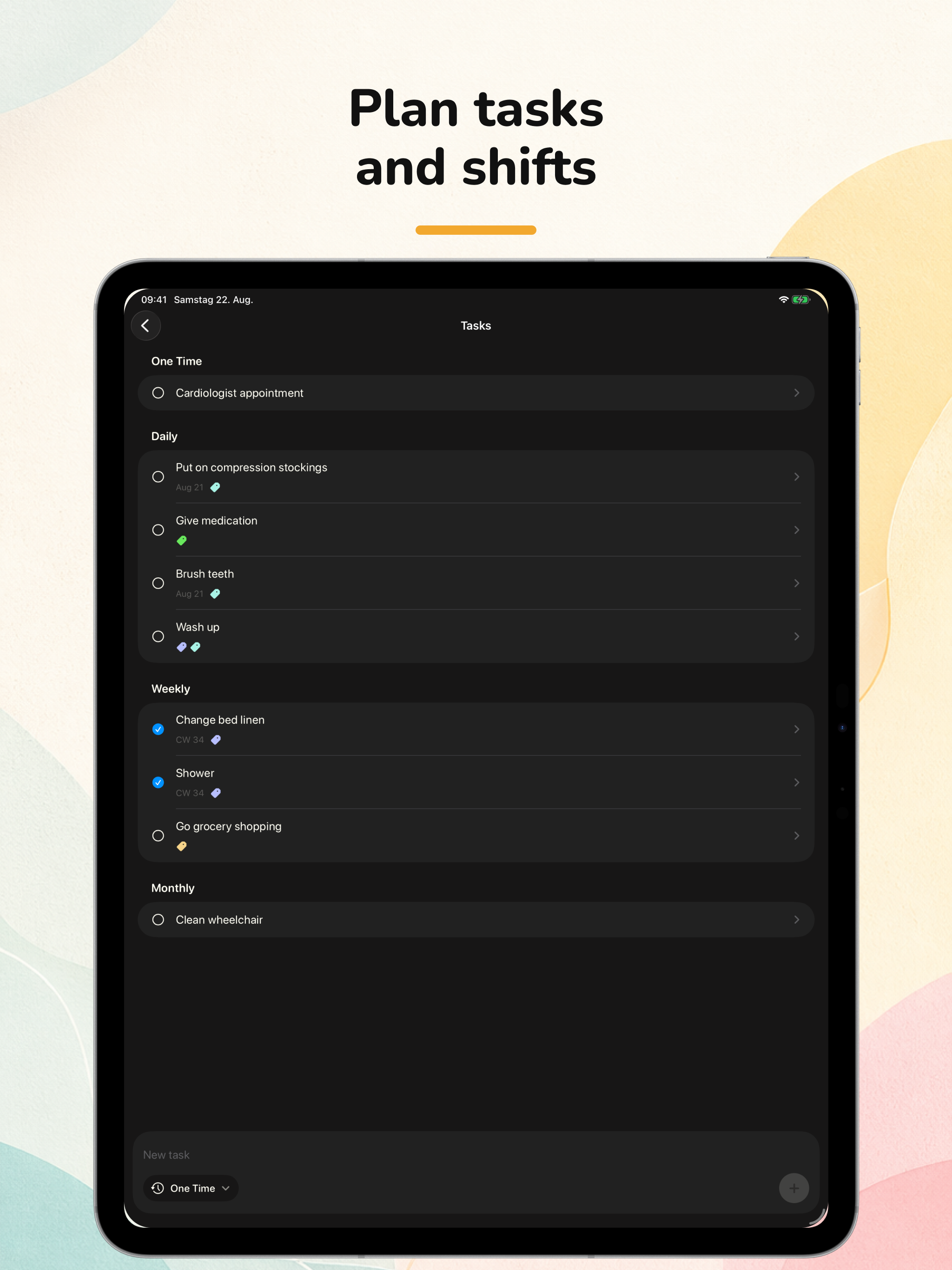 Pflepo: Caregiver Log & Tasks screenshot 7