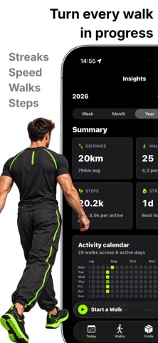 Walk tracker: Stepooo Screenshot 8 of 9