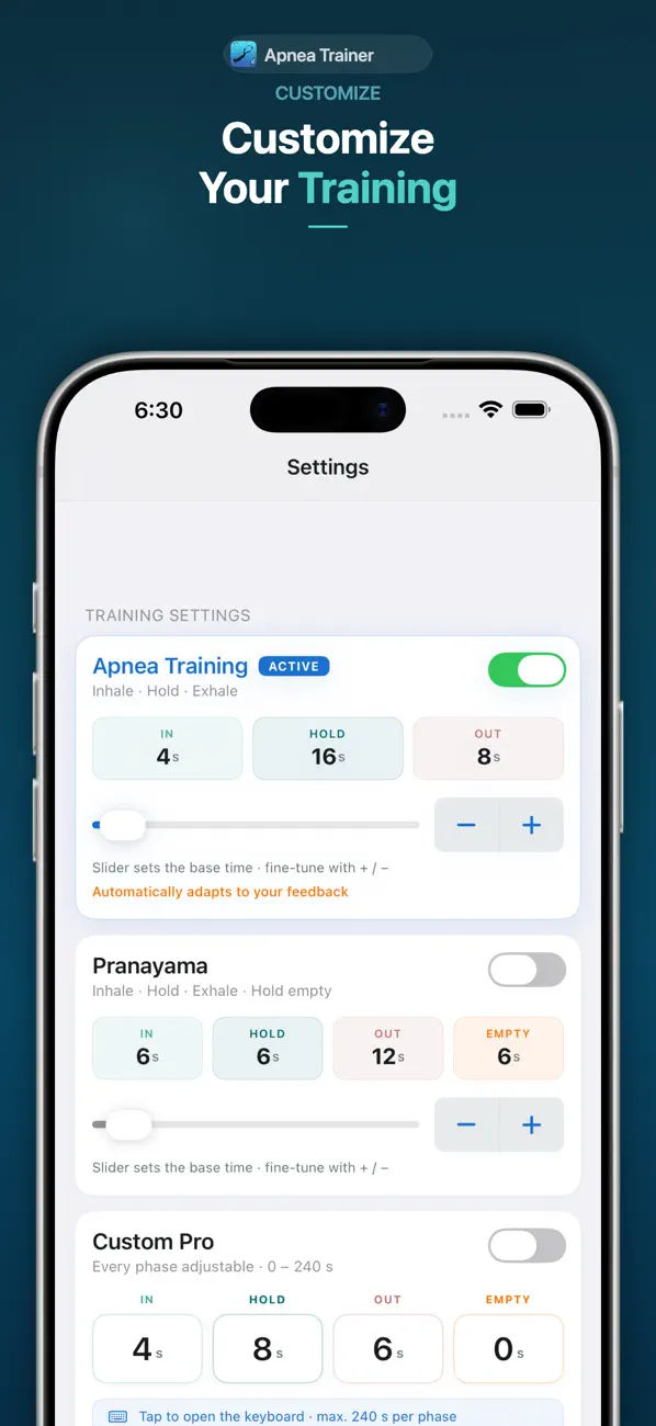 Apnea Trainer Screenshot 4