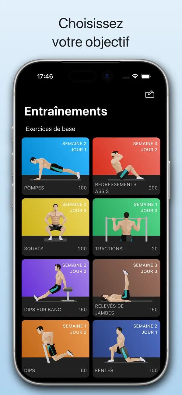 Screenshot #2 pour 100 pompes : Just 6 Weeks