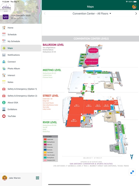 GSA Meetings Guide app screenshot 2