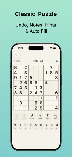 Captura de pantalla de Sudoku EyeCare en iPhone 2