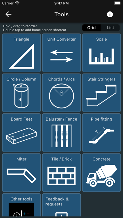 Feet and Inches Calculator Screenshot