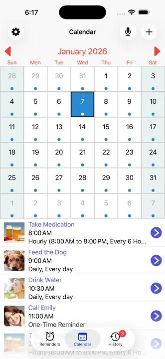 Reminder with Voice Reminders : capture d’écran 3 sur 6