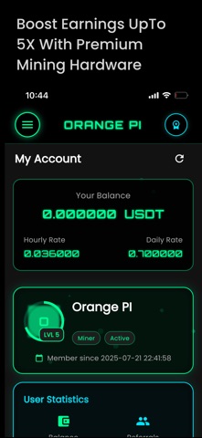 USDT Mining screenshot