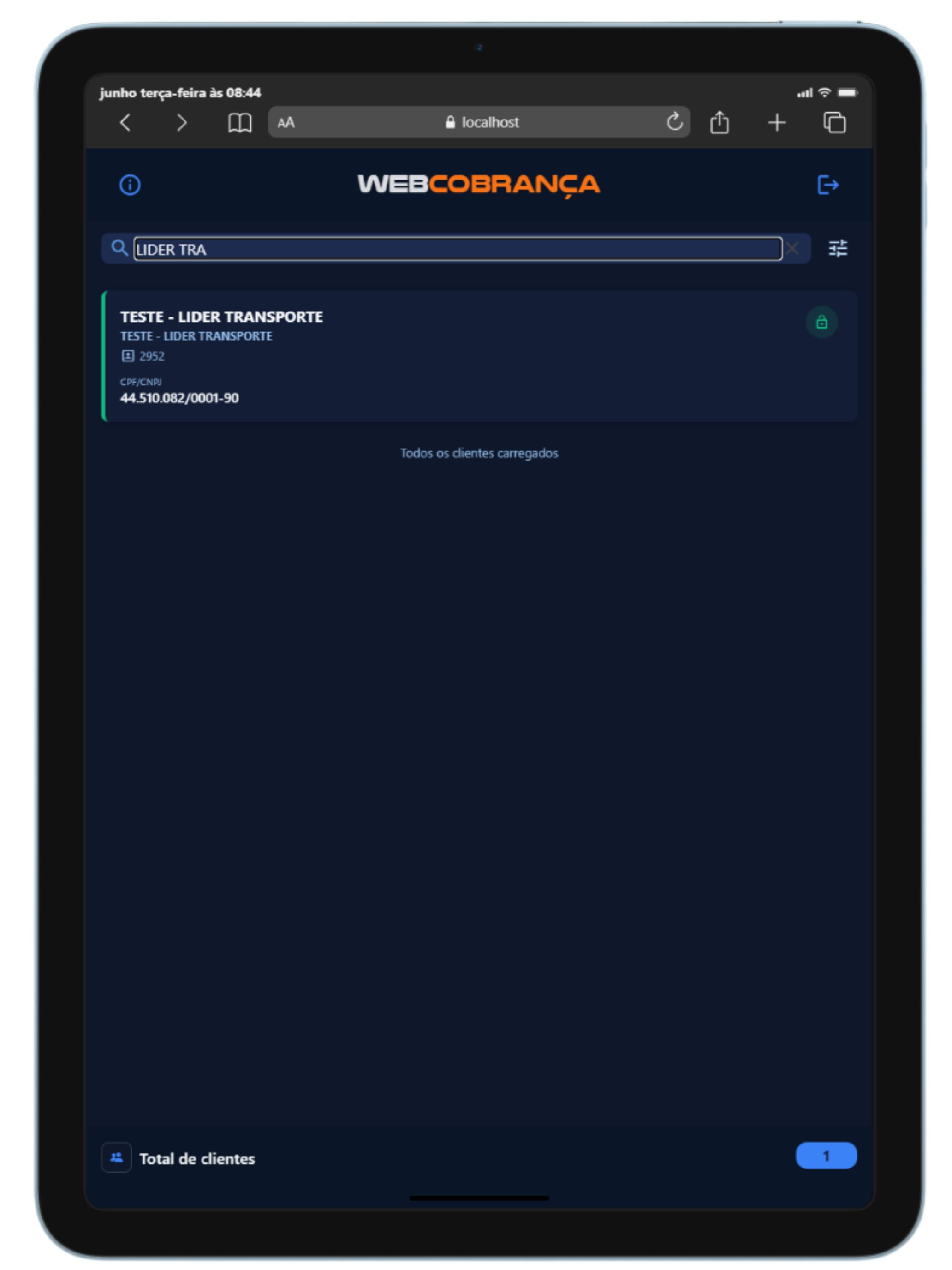 Web Cobrança screenshot 6