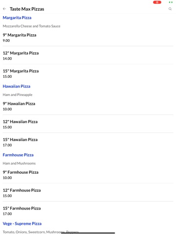 Martlesham Pizza iPad screenshot