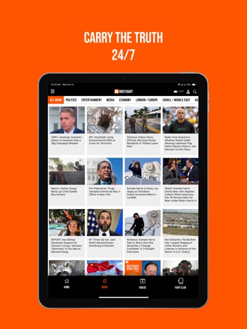 Breitbart iPad screenshot 2