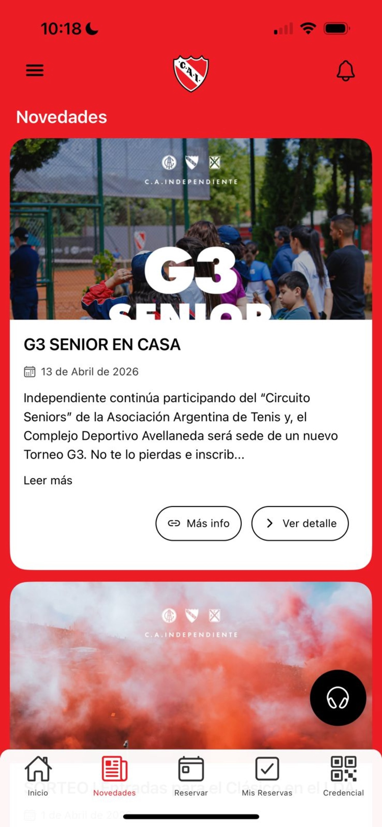 Tenis Independiente