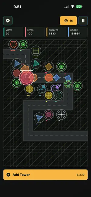 Geometry Tower Defense screenshot 2