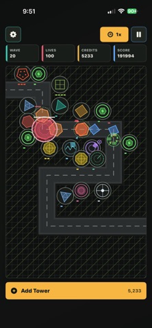 Geometry Tower Defense Screenshot 2 of 5