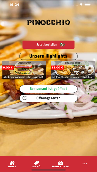 Restaurant Pinocchio Screenshot 1 - AppWisp.com Restaurant Pinocchio Screenshot 1 - AppWisp.com