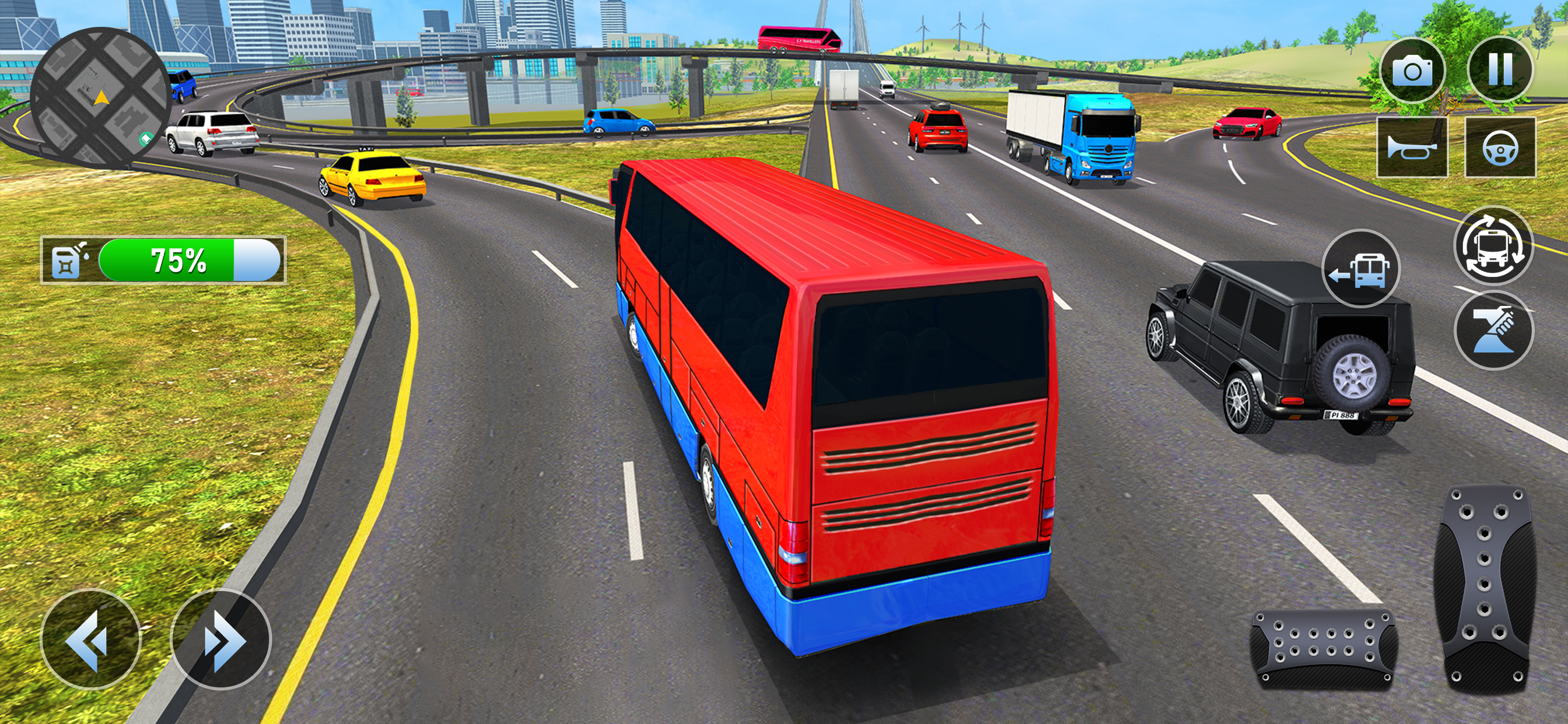 Tourist Passenger Bus Drive
