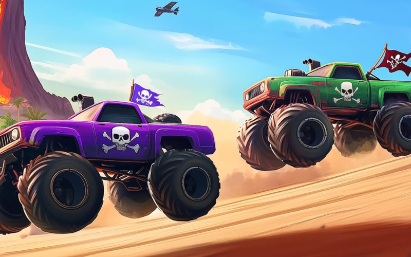 Mega Ramp- Monster Truck 3D app screenshot