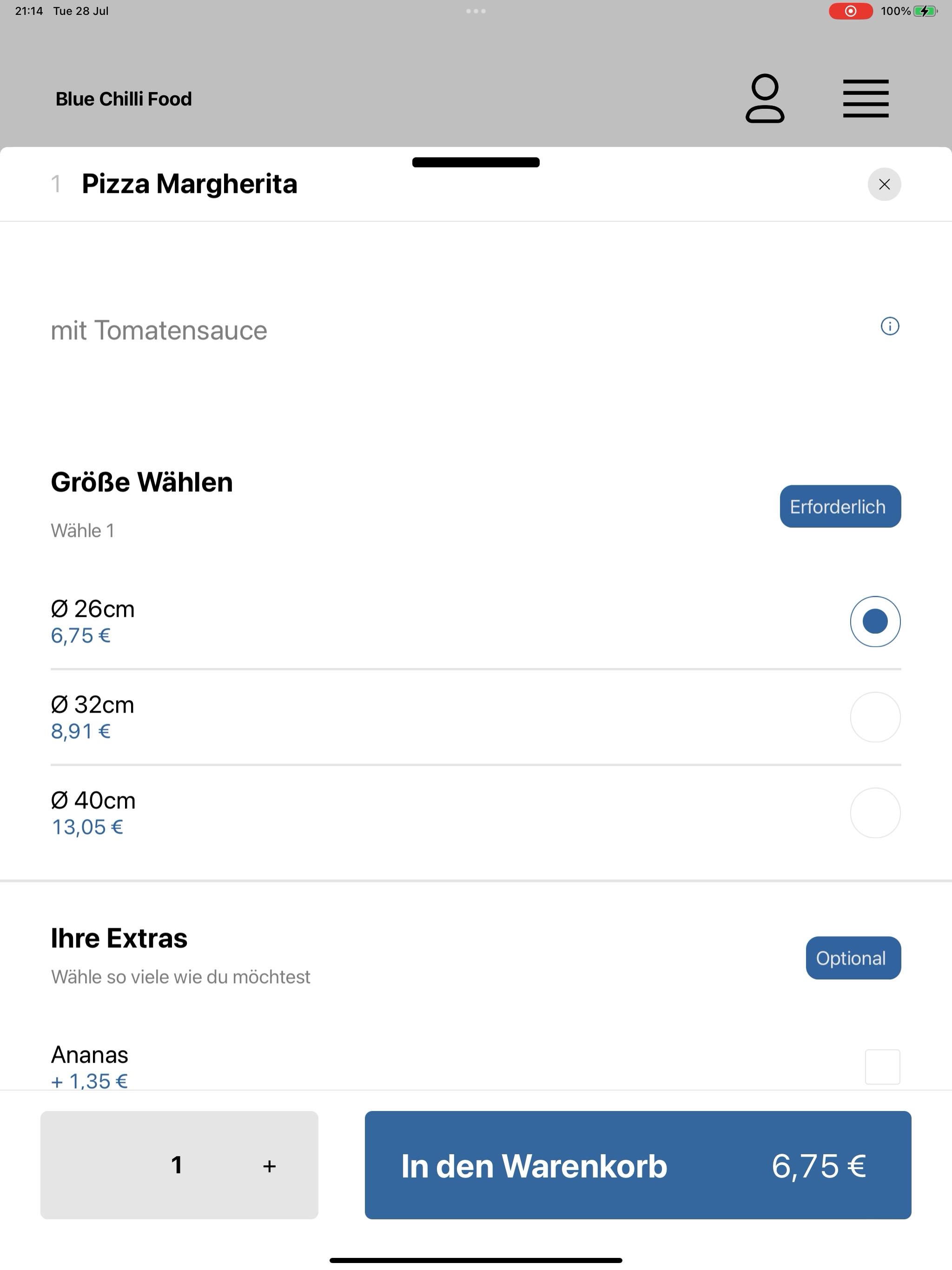 Blue Chilli Food Bremen screenshot 16