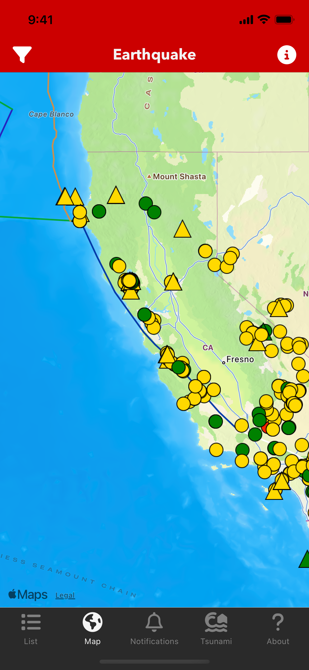 Earthquake: Alerts & Map screenshot 8