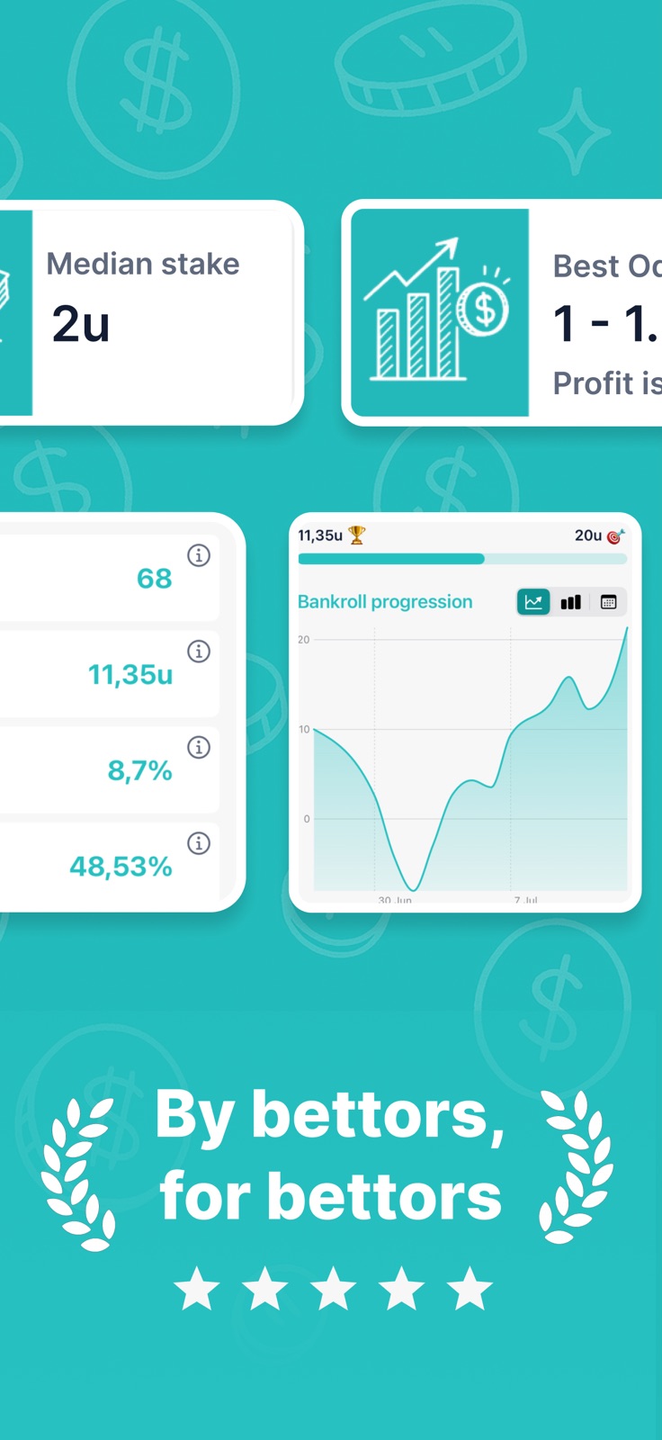 Bet Journal: Track your bets iphone screenshot 2