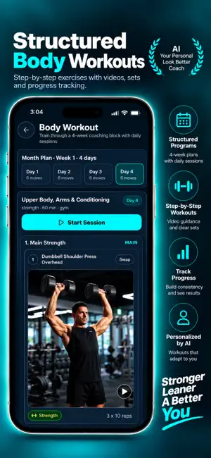FitFace AI: Face & Body Coach screenshot 4