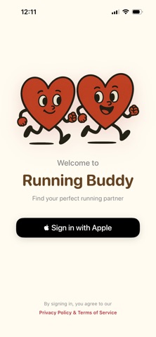 Running Buddy : Mobile App Screenshot 1 of 7