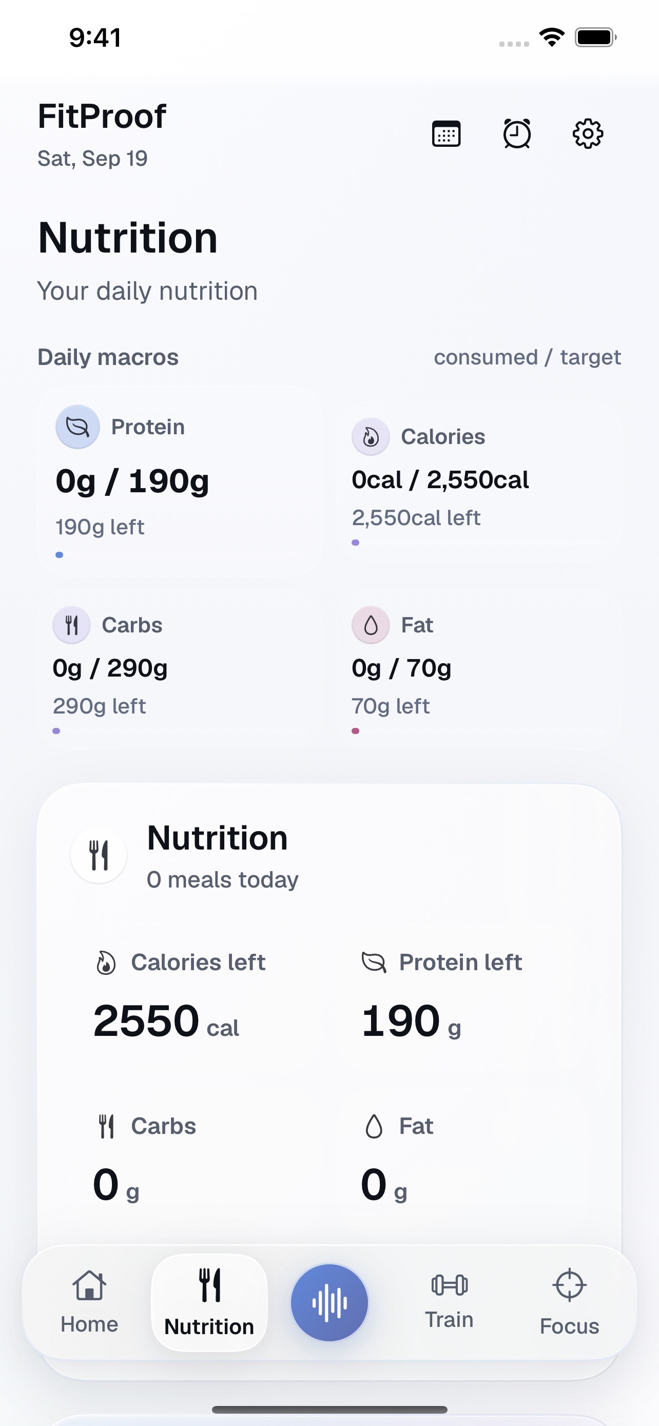 Screenshot 2 of FitProofs