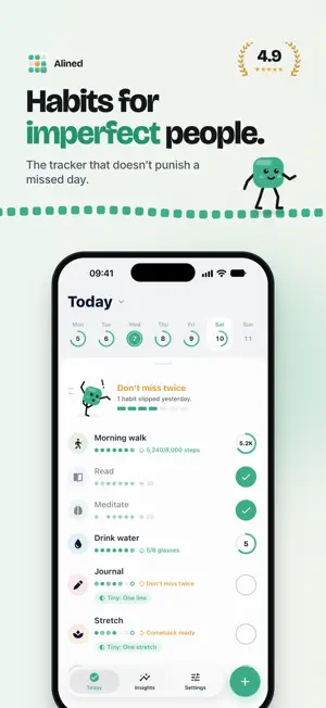 Alined: Habit Tracker screenshot 1