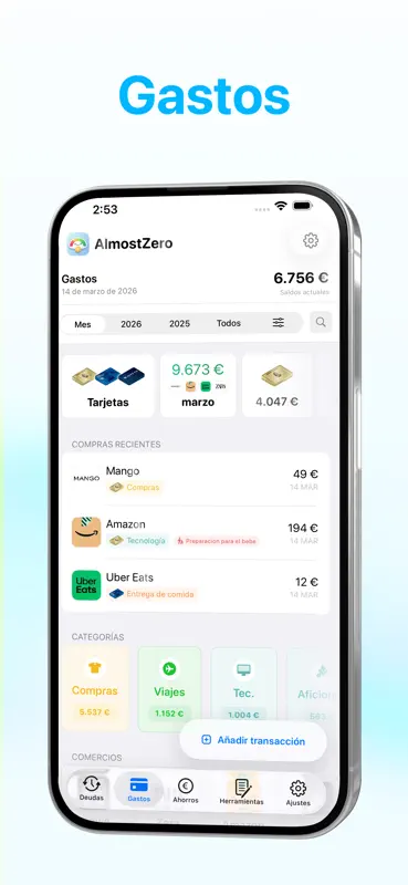 AlmostZero - Control Deudas screenshot 3 of 10
