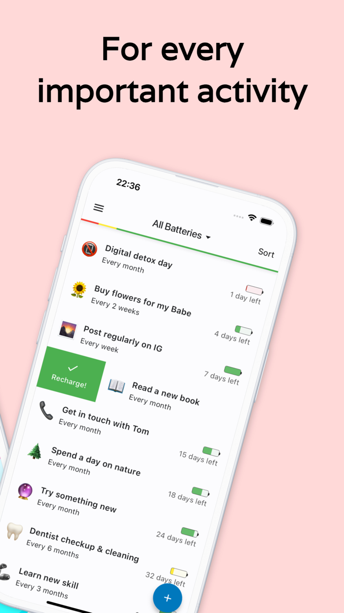 99 reminders – task countdown